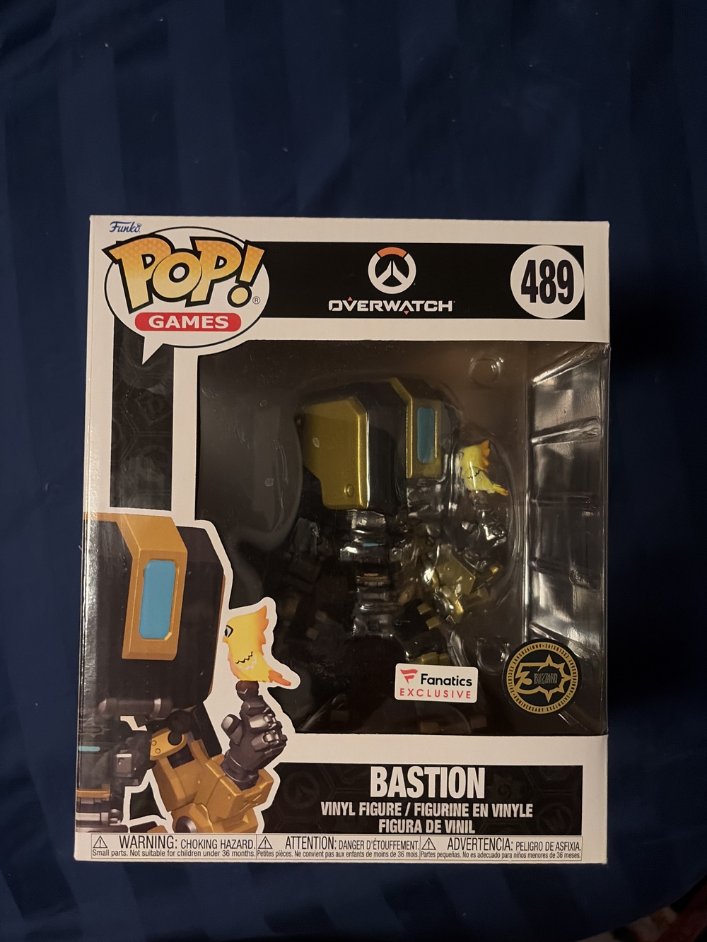 Funko Pop! Vinyl Super 6" Overwatch - Bastion #489 Fanatics Exclusive